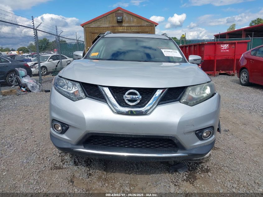 2016 Nissan Rogue Sl VIN: 5N1AT2MV8GC897893 Lot: 43082741