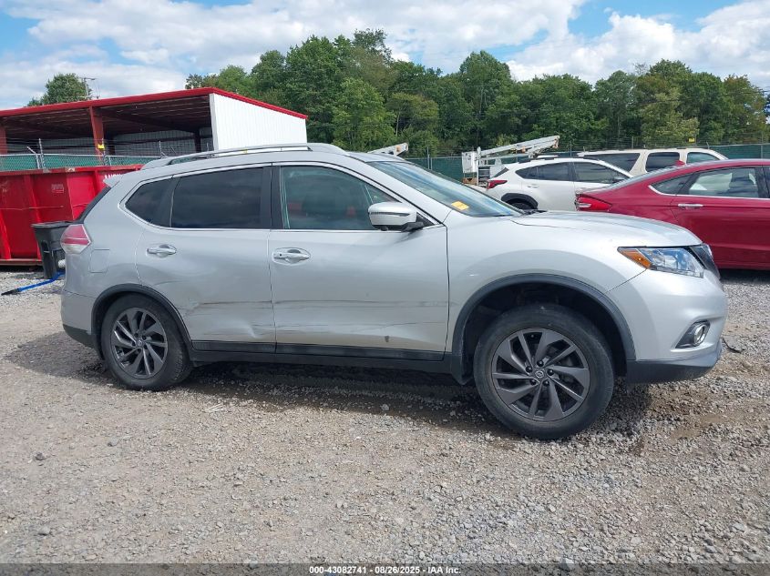 2016 Nissan Rogue Sl VIN: 5N1AT2MV8GC897893 Lot: 43082741