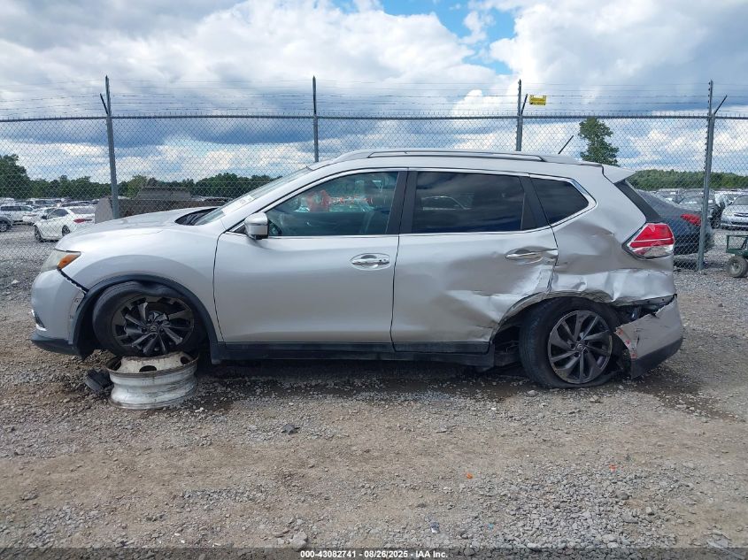 2016 Nissan Rogue Sl VIN: 5N1AT2MV8GC897893 Lot: 43082741