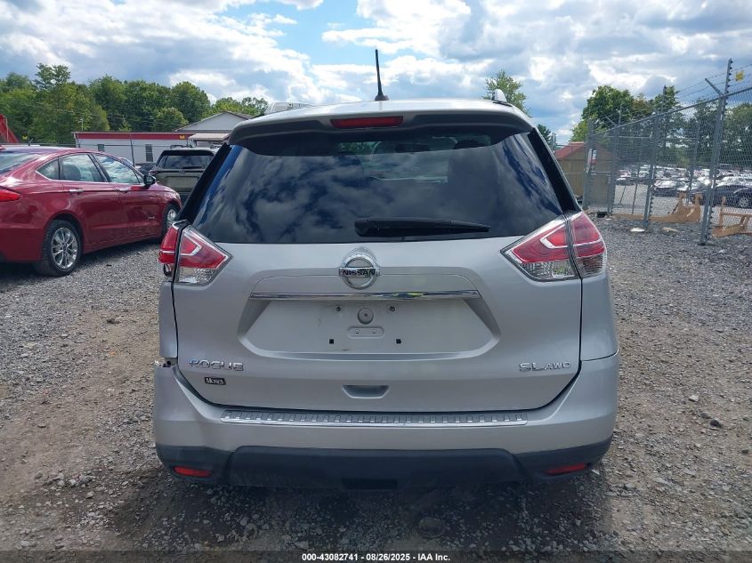 2016 Nissan Rogue Sl VIN: 5N1AT2MV8GC897893 Lot: 43082741