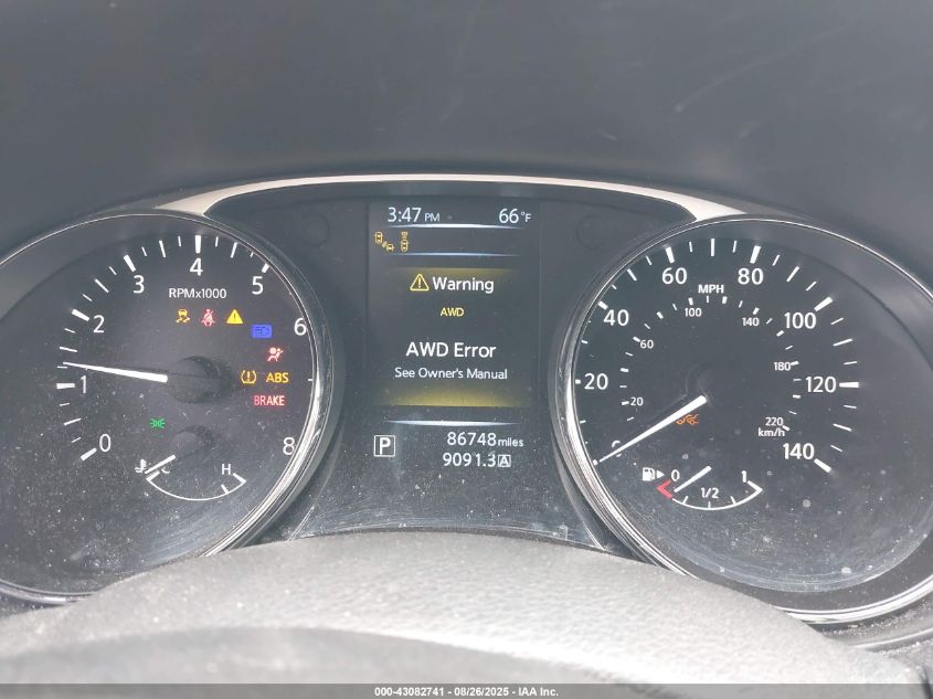 2016 Nissan Rogue Sl VIN: 5N1AT2MV8GC897893 Lot: 43082741