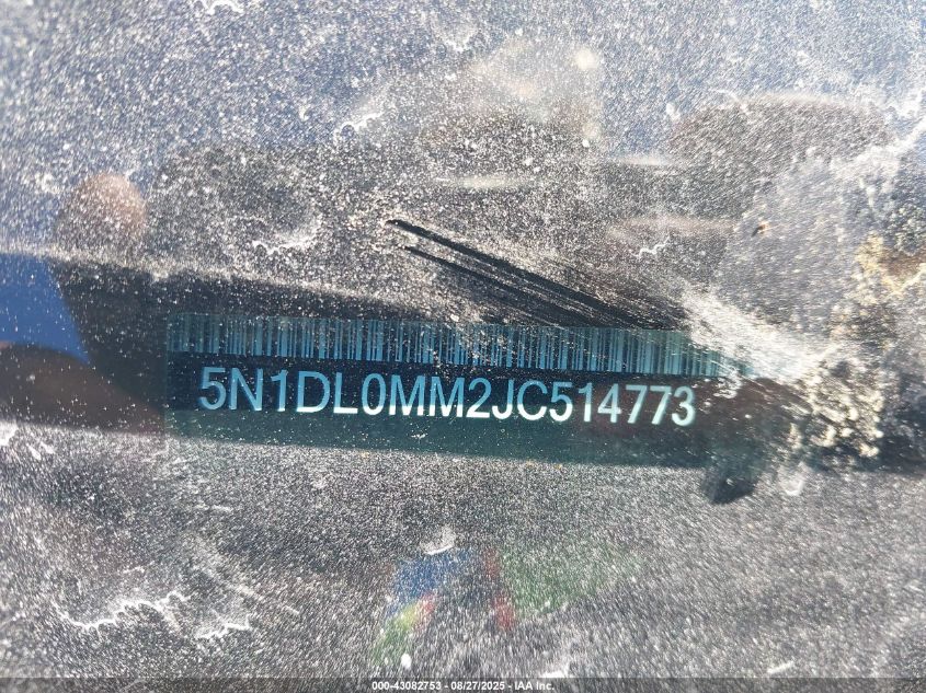 2018 Infiniti Qx60 VIN: 5N1DL0MM2JC514773 Lot: 43082753