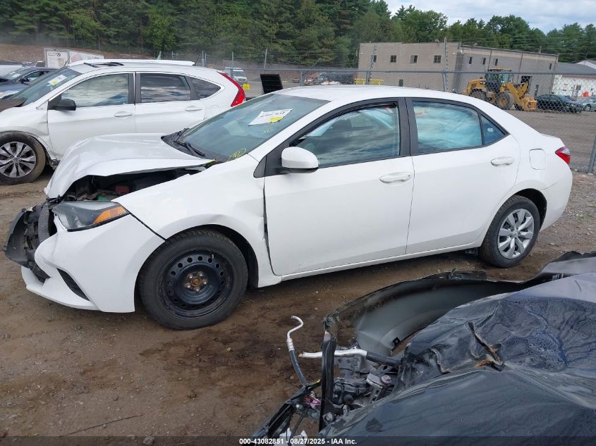 2014 Toyota Corolla Le VIN: 2T1BURHE9EC216881 Lot: 43082851