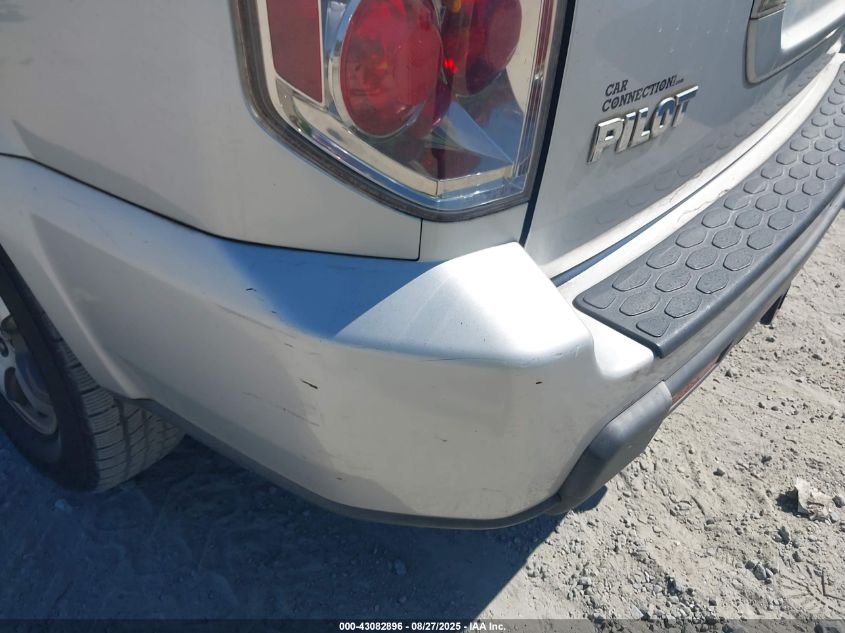 2006 Honda Pilot Ex-L VIN: 5FNYF28516B019129 Lot: 43082896