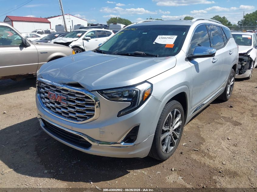 2018 GMC Terrain Denali silver other gasoline 3GKALXEX0JL355639 photo #3