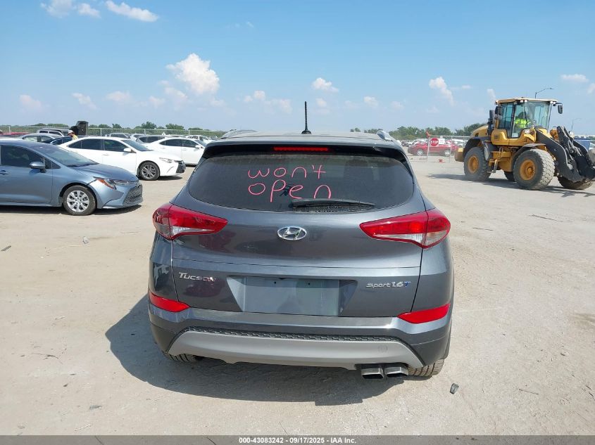2017 Hyundai Tucson Sport VIN: KM8J33A2XHU472591 Lot: 43183194