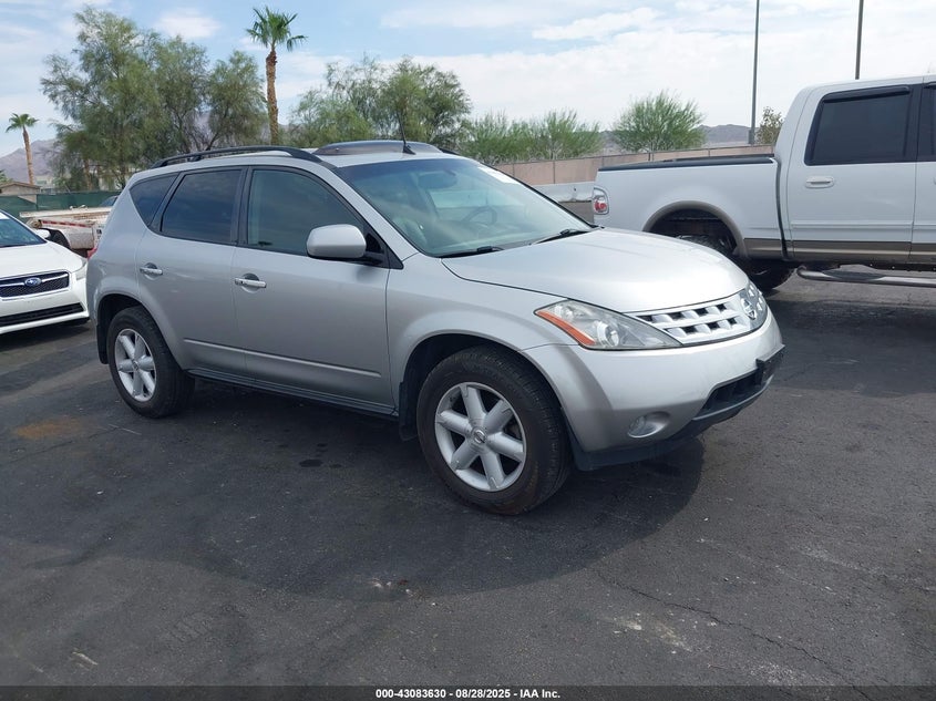 JN8AZ08W05W415038 2005 Nissan Murano Se auction photo 1