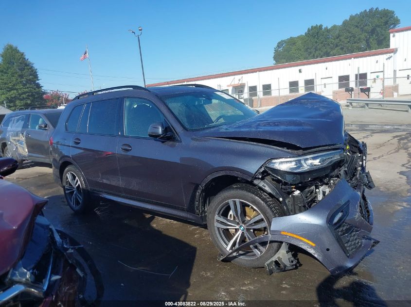 2022 BMW X7 xDrive40I VIN: 5UXCW2C03N9K13514 Lot: 43083822