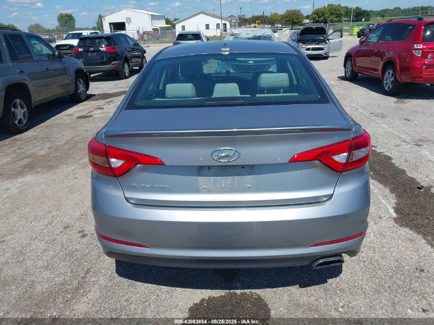 2017 Hyundai Sonata VIN: 5NPE24AF7HH441990 Lot: 43083854