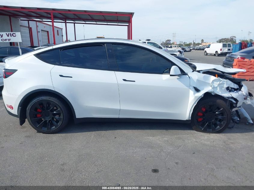 2023 Tesla Model Y Awd/Long Range Dual Motor All-Wheel Drive VIN: 7SAYGDEE7PA124885 Lot: 43084065