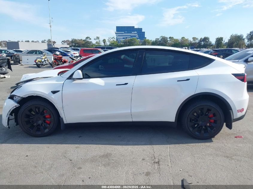 2023 Tesla Model Y Awd/Long Range Dual Motor All-Wheel Drive VIN: 7SAYGDEE7PA124885 Lot: 43084065