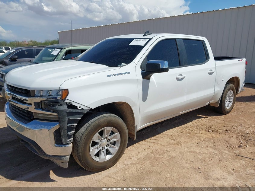 Vin: 3gcuyded8kg286031, lot: 43578557, chevrolet silverado 1500 lt 20192