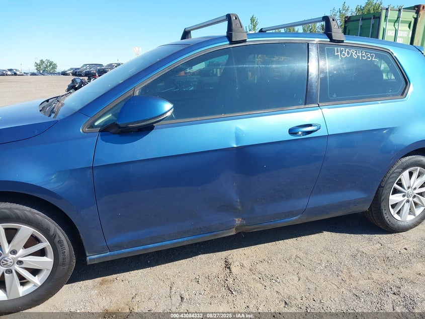 2015 VOLKSWAGEN GOLF TSI S 2-DOOR - 3VW817AU3FM077099