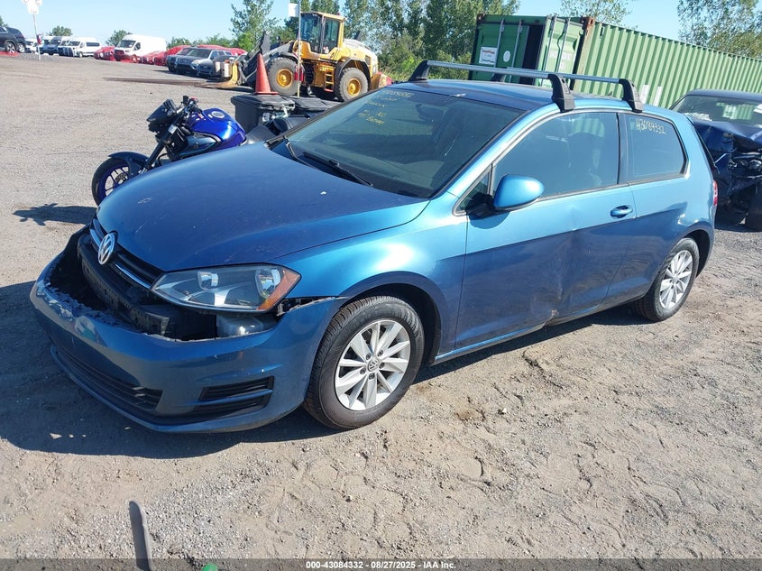 2015 VOLKSWAGEN GOLF TSI S 2-DOOR - 3VW817AU3FM077099