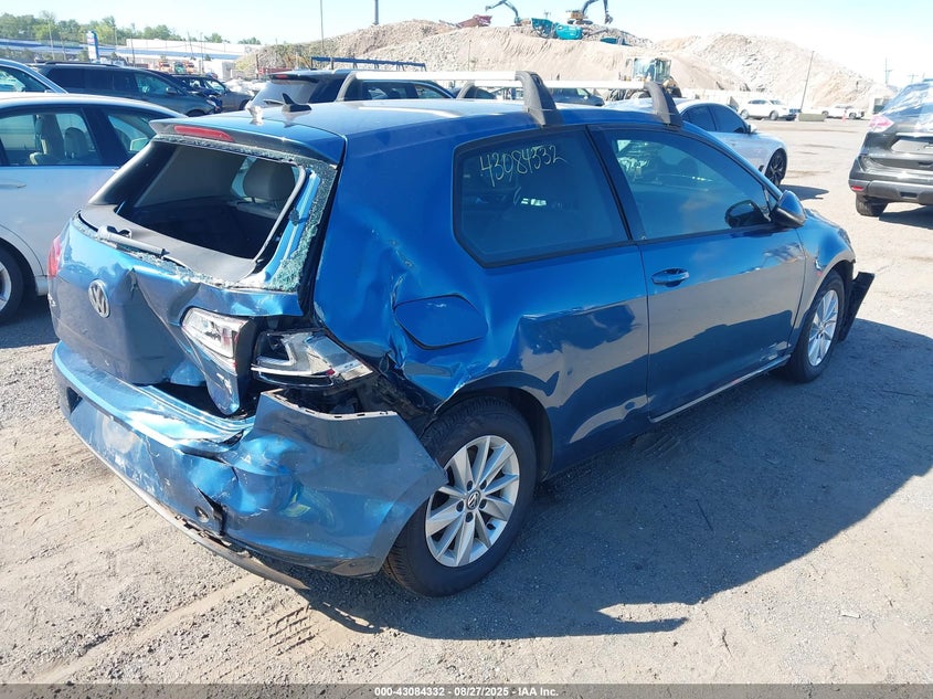 2015 VOLKSWAGEN GOLF TSI S 2-DOOR - 3VW817AU3FM077099