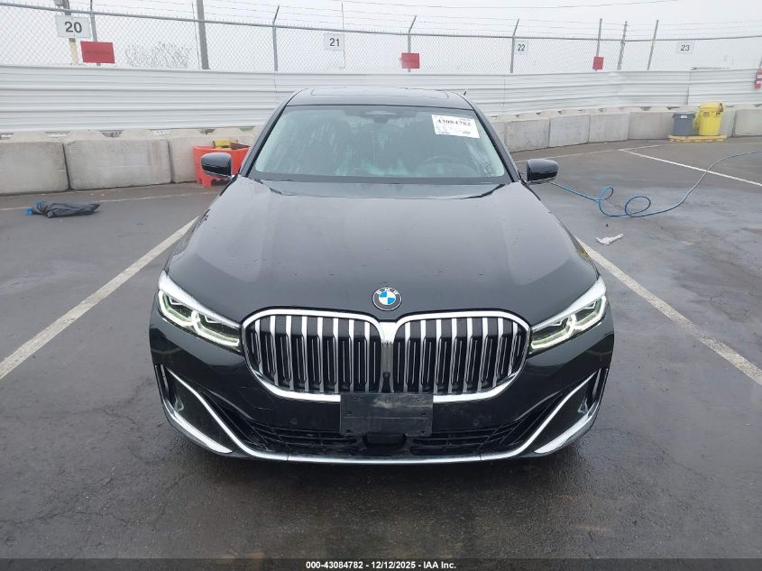 2022 BMW 750 I xDrive VIN: WBA7U2C07NCG89809 Lot: 43084782