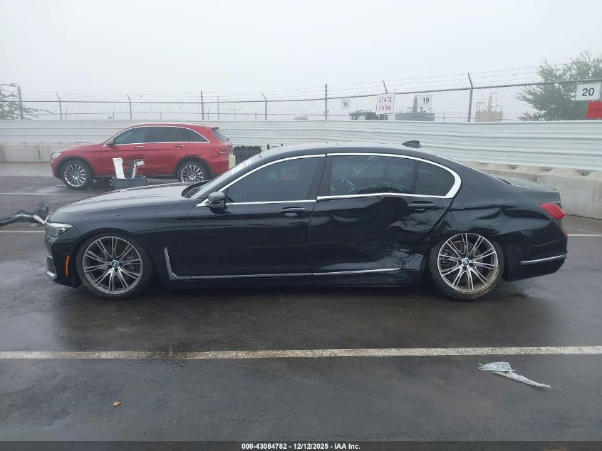 2022 BMW 750 I xDrive VIN: WBA7U2C07NCG89809 Lot: 43084782