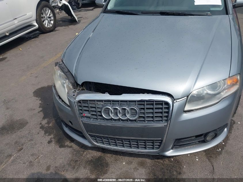 2007 Audi A4 3.2 VIN: WAUEH78E67A013960 Lot: 43085098
