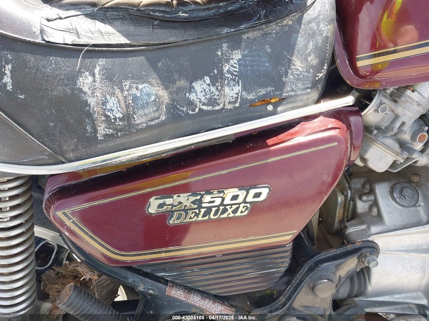 1978 Honda Cx500 VIN: CX500E2007319 Lot: 43085108