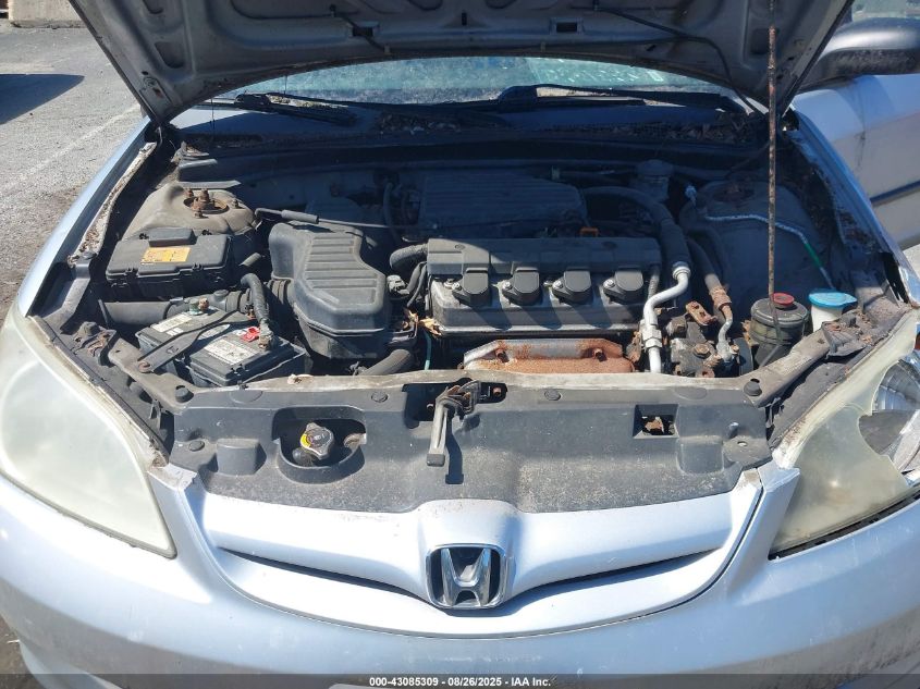 2005 Honda Civic Vp VIN: 2HGES16355H598159 Lot: 43085309