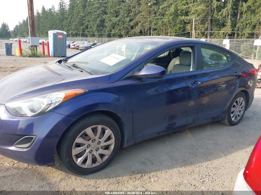 2012 Hyundai Elantra Gls VIN: 5NPDH4AEXCH096061 Lot: 43085355
