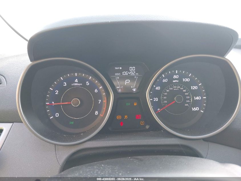 2012 Hyundai Elantra Gls VIN: 5NPDH4AEXCH096061 Lot: 43085355