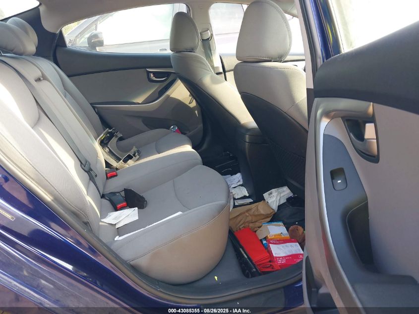 2012 Hyundai Elantra Gls VIN: 5NPDH4AEXCH096061 Lot: 43085355