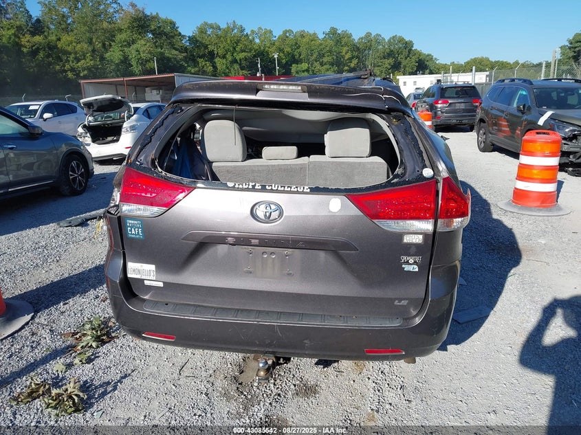 2011 Toyota Sienna Le V6 VIN: 5TDKK3DC9BS083162 Lot: 43085542