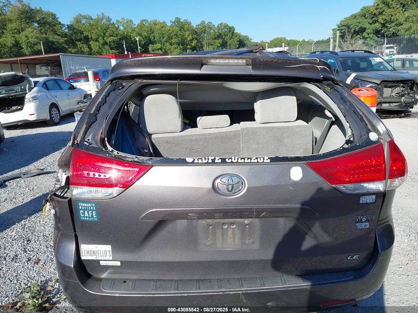 2011 Toyota Sienna Le V6 VIN: 5TDKK3DC9BS083162 Lot: 43085542