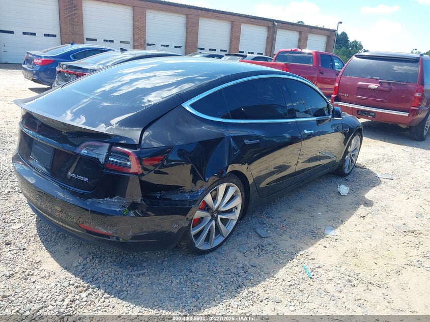 VIN 5YJ3E1EB4KF422162 2019 TESLA MODEL 3 LONG RANGE/PERFORMANCE