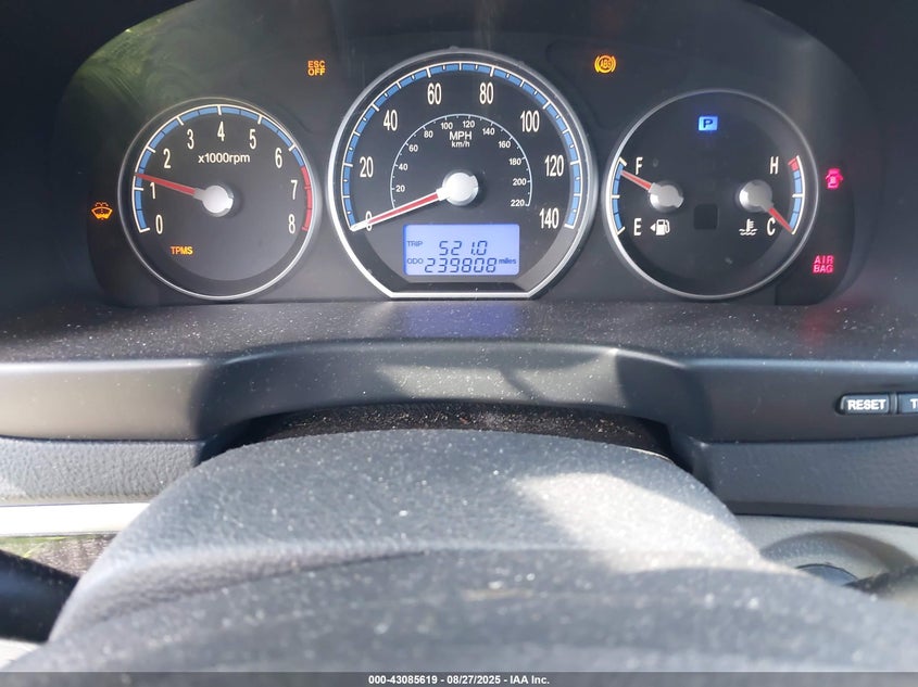 2009 Hyundai Santa Fe Gls VIN: 5NMSG73D09H295688 Lot: 43085619