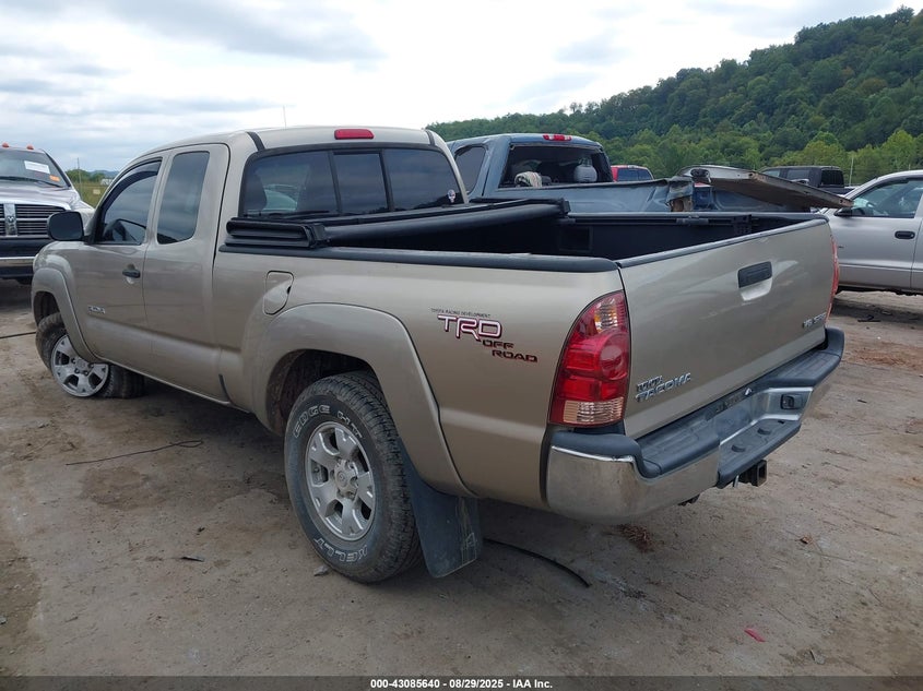 2006 Toyota Tacoma Base V6 gold truck gasoline 5TEUU42N56Z307680 photo #4