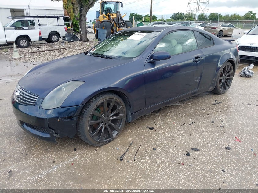 2004 Infiniti G35 blue coupe gasoline JNKCV54E34M803979 photo #3