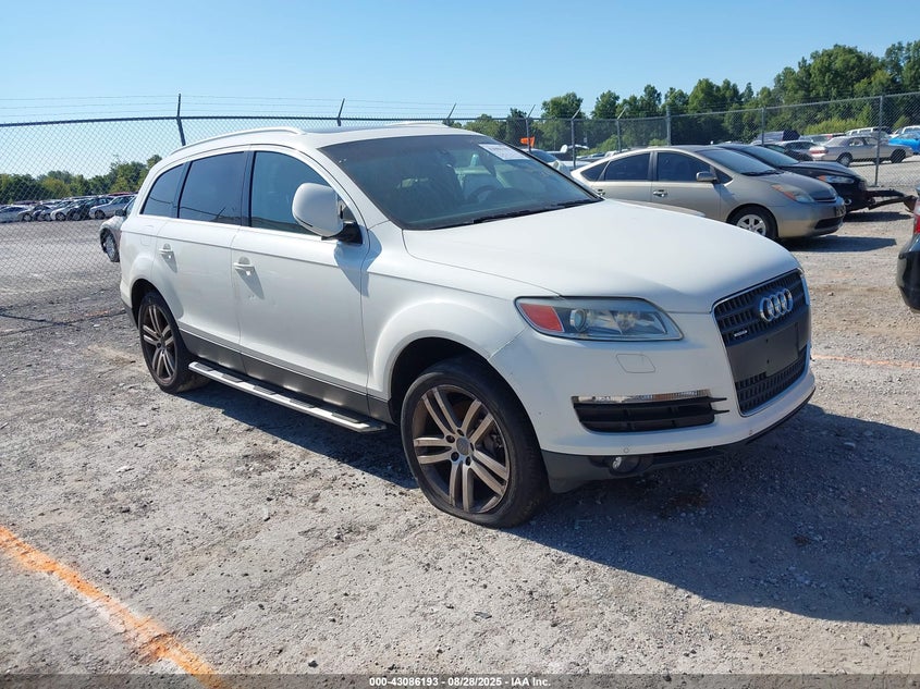 2009 Audi Q7 3.6 5 Passenger/3.6 Premium white other gasoline WA1AY74L19D014497 photo #1