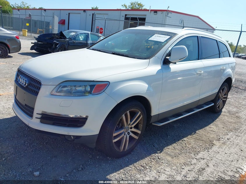 2009 Audi Q7 3.6 5 Passenger/3.6 Premium white other gasoline WA1AY74L19D014497 photo #3