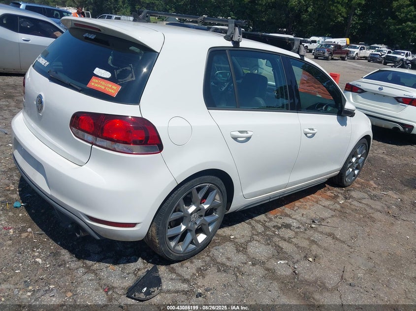 2013 VOLKSWAGEN GTI DRIVERS EDITION WVWHD7AJ1DW134509