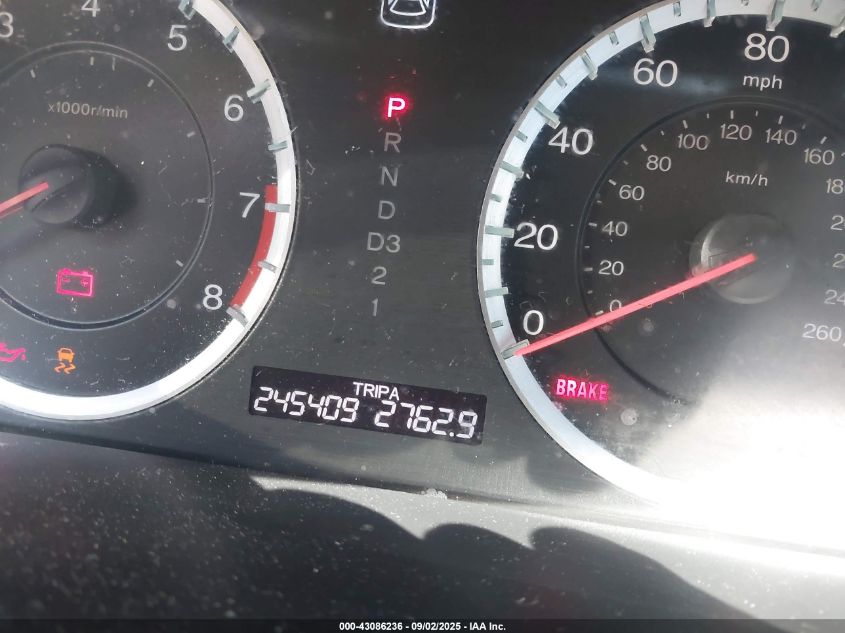 2011 Honda Accord 2.4 Se VIN: 1HGCP2F6XBA035014 Lot: 43086236