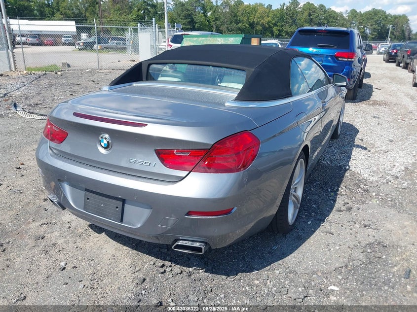 Vin: wbalz3c56cdl71752, lot: 43580574, bmw 650i 20124