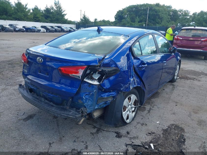 2017 Kia Forte Lx VIN: 3KPFK4A70HE031386 Lot: 43086329
