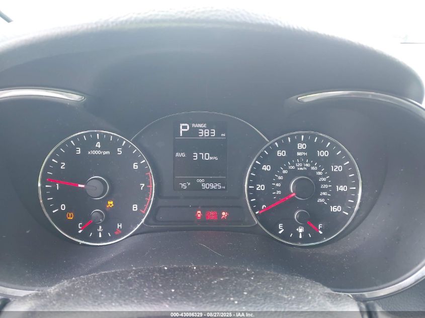 2017 Kia Forte Lx VIN: 3KPFK4A70HE031386 Lot: 43086329