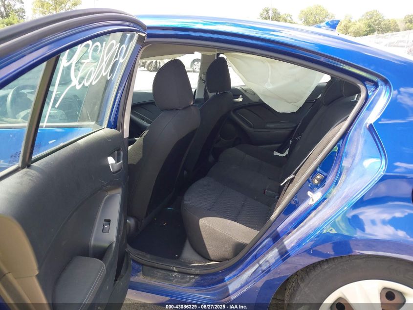 2017 Kia Forte Lx VIN: 3KPFK4A70HE031386 Lot: 43086329