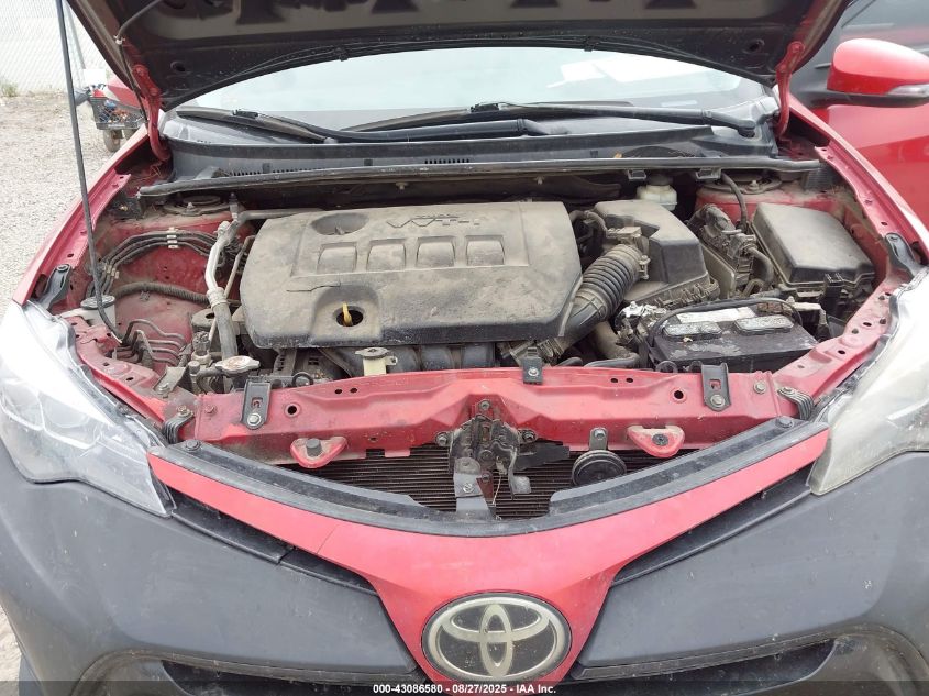 2017 Toyota Corolla Se VIN: 2T1BURHE7HC804654 Lot: 43086580