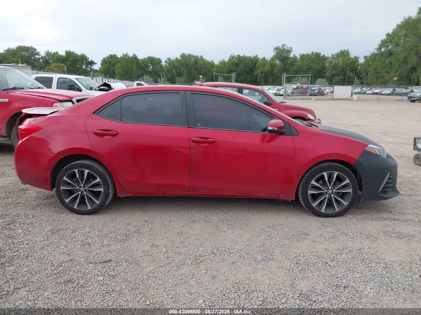 2017 Toyota Corolla Se VIN: 2T1BURHE7HC804654 Lot: 43086580
