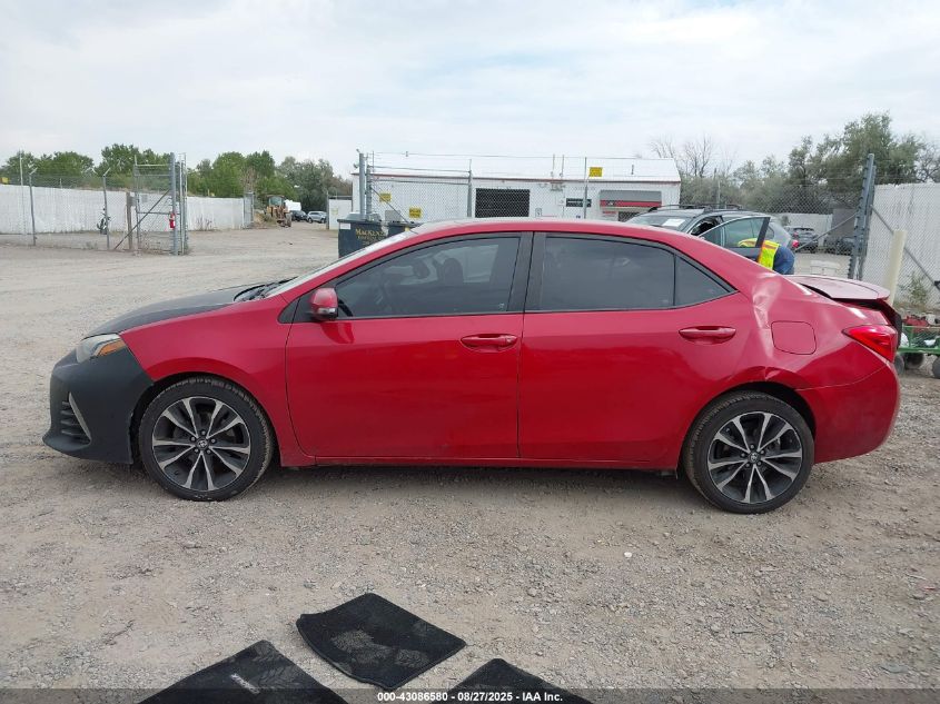 2017 Toyota Corolla Se VIN: 2T1BURHE7HC804654 Lot: 43086580