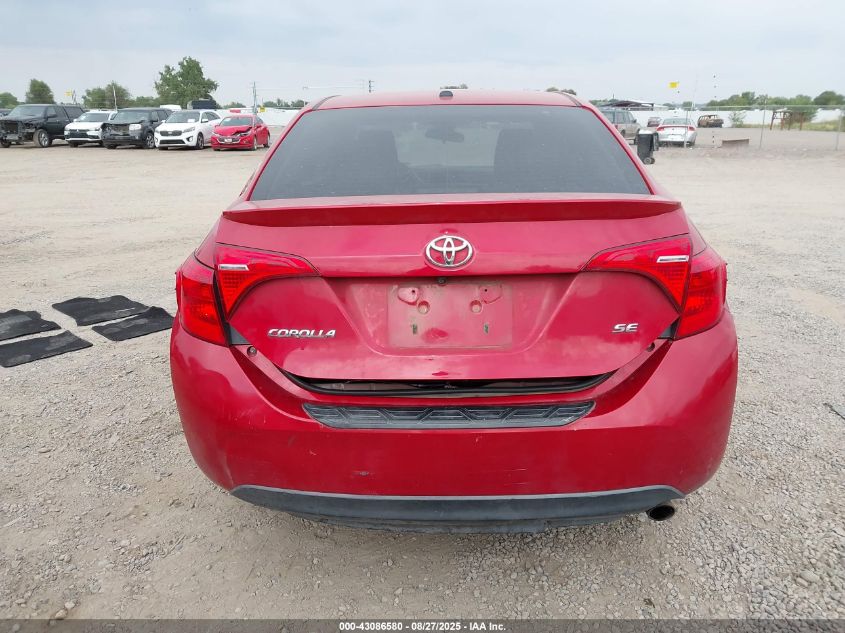 2017 Toyota Corolla Se VIN: 2T1BURHE7HC804654 Lot: 43086580