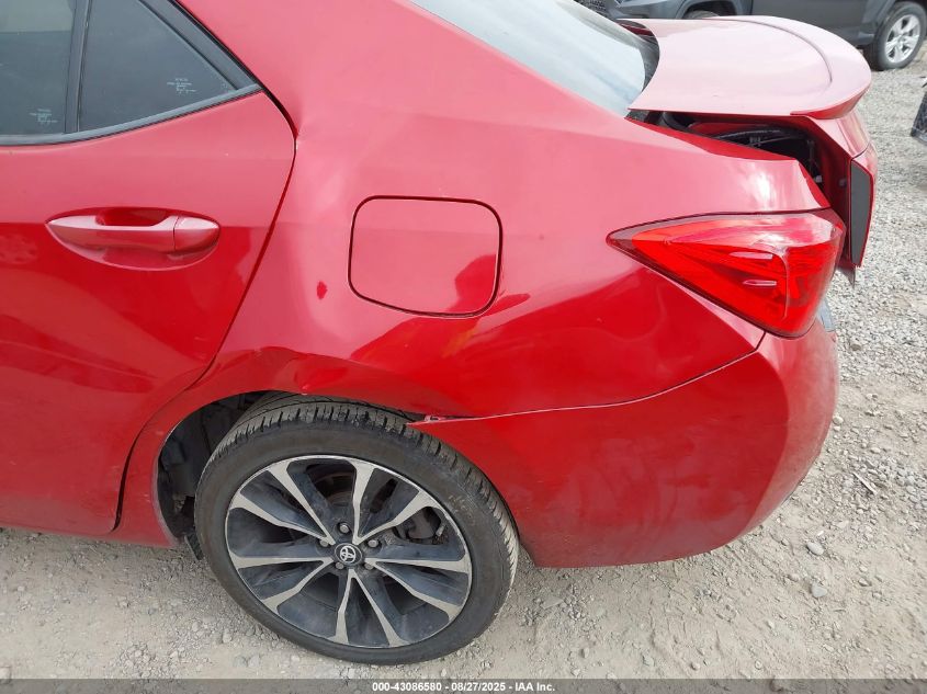 2017 Toyota Corolla Se VIN: 2T1BURHE7HC804654 Lot: 43086580