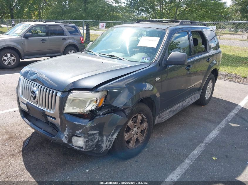 2009 Mercury Mariner I4 VIN: 4M2CU91719KJ00606 Lot: 43086669