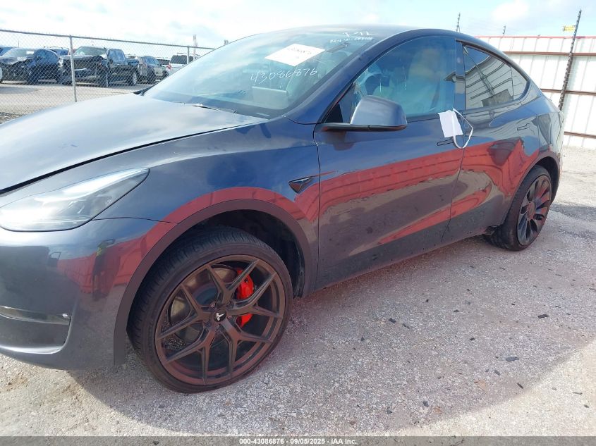 2023 Tesla Model Y Performance Dual Motor All-Wheel Drive VIN: 7SAYGDEF3PF968983 Lot: 43086876