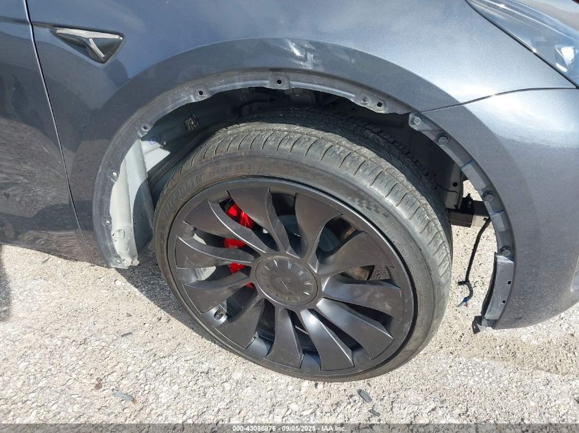 2023 Tesla Model Y Performance Dual Motor All-Wheel Drive VIN: 7SAYGDEF3PF968983 Lot: 43086876