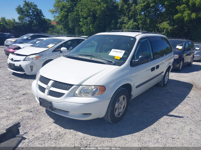 2003 Dodge Grand Caravan Se white van flexible 1D4GP24303B294683 photo #3